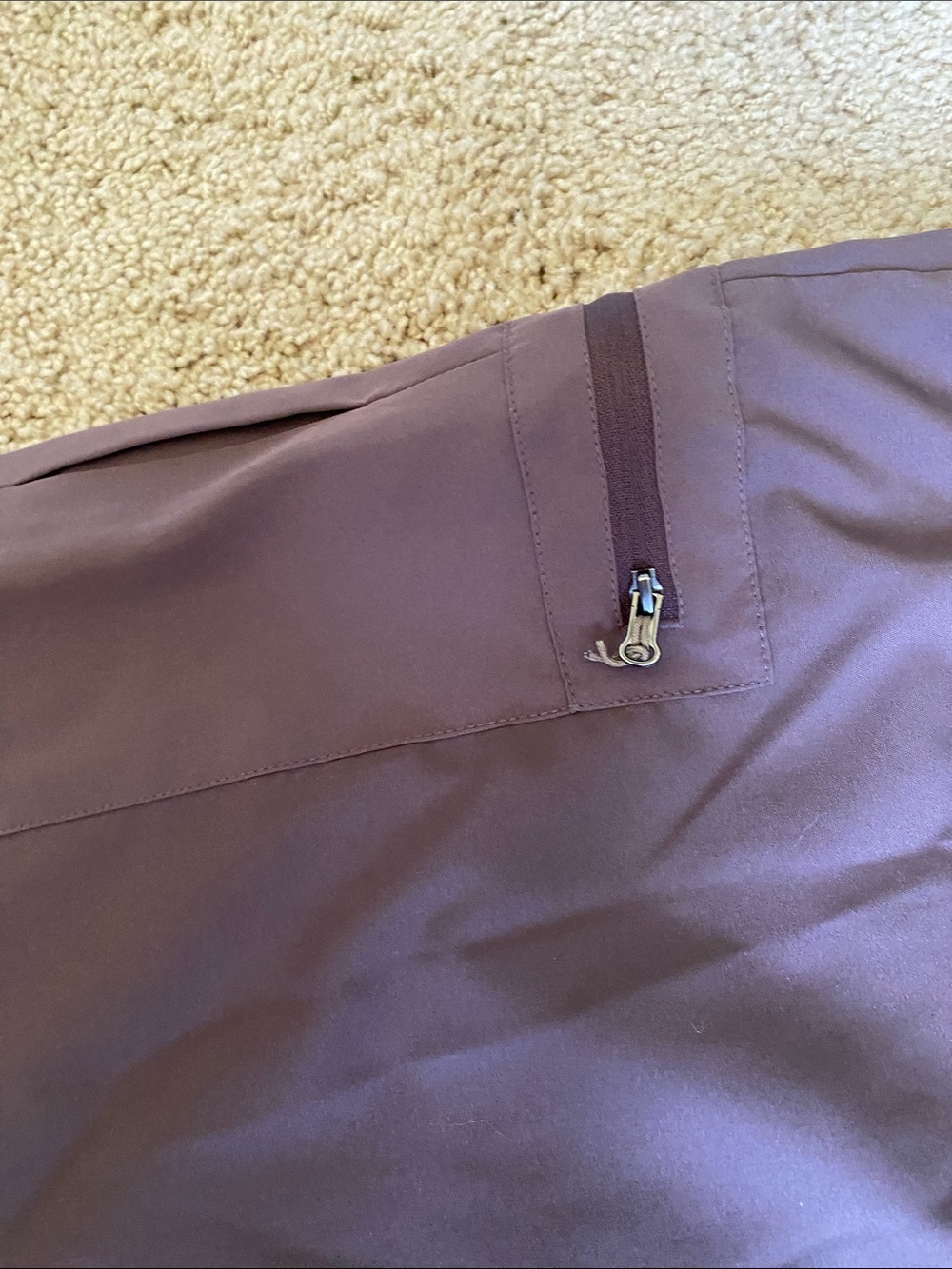 Women’s Casual Drawstring Cargo Shorts - lilac - Picture 6 of 11